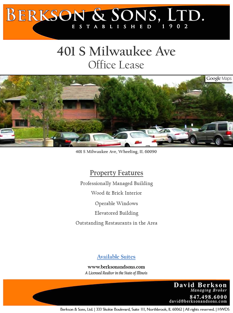 Berkson & Sons 401 Milwaukee - Property Features